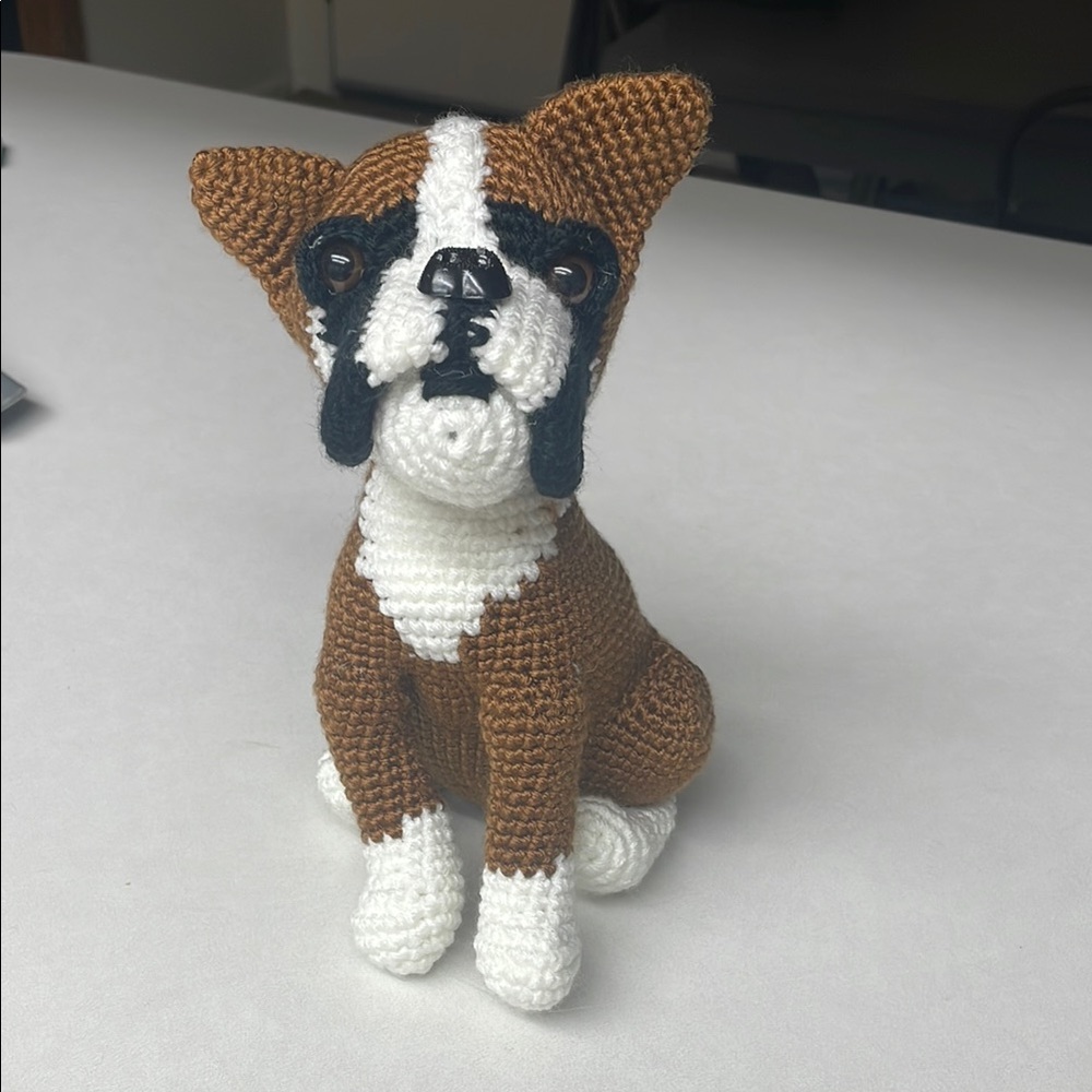 Handcrafted crochet Boxer